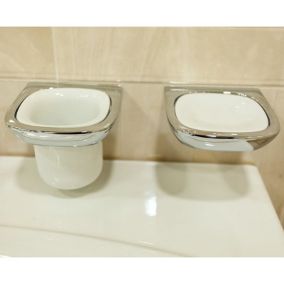 Мыльница Kludi Ambienta 5398505 Хром Белая