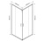 Душевой уголок Vincea Garda VSS-1G8090CL 90х80 профиль Хром стекло прозрачное