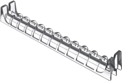 Душевой лоток Berges Wasserhaus Super Slim 400 091077 с решеткой Хром глянец