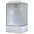 Душевая кабина Royal Bath BP 100х80 RB8100BP2-M-L с гидромассажем стекло матовое задняя стенка Белая