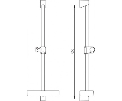 Штанга для душа Oras Apollo 253150 Хром