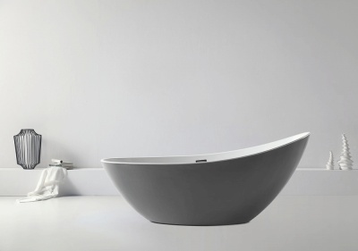 Акриловая ванна Abber AB9233G 184х79 без гидромассажа