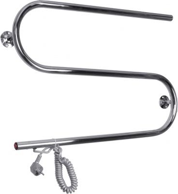 Полотенцесушитель электрический Domoterm S-образный DMT 112 42*70 EK L Хром