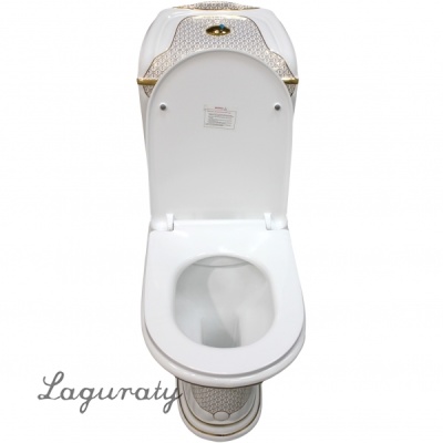 Унитаз компакт Laguraty 0767A с бачком и сиденьем Микролифт