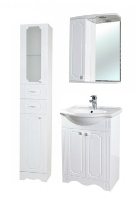 Шкаф пенал Bellezza Кантри 40 Белый