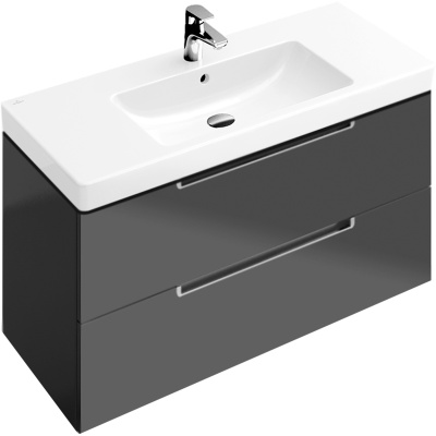 Тумба под раковину Villeroy&Boch Subway 2.0 100x42 подвесная Серая