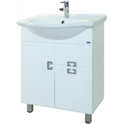 Тумба c раковиной Bellezza Миа 65 1 ящик Белая