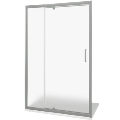 Душевая дверь в нишу Good Door Orion WTW-PD-110 110 профиль Хром стекло прозрачное