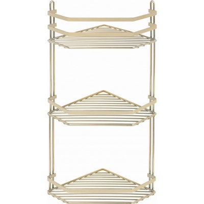 Полка корзина Tekno-tel ES076G угловая Золото