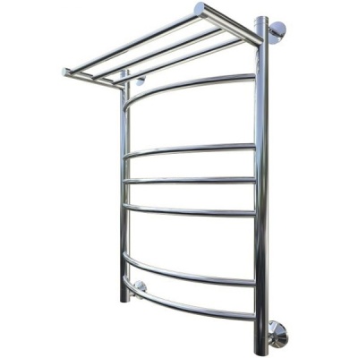 Водяной полотенцесушитель Тругор Приоритет 3 П НП 80x50 с полкой Хром
