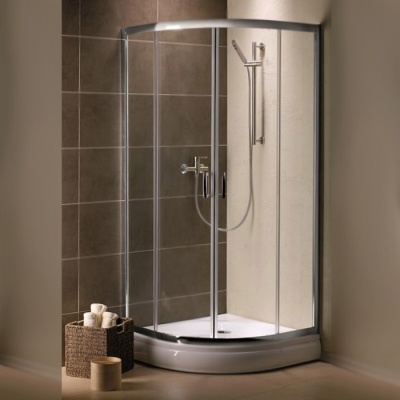 Душевой уголок Radaway Premium Plus A 1900 85x85 профиль Хром стекло прозрачное
