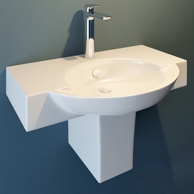 Раковина Jacob Delafon Presquile 80 E1343-00 Белая