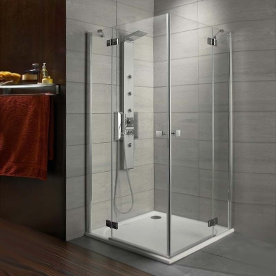 Душевой уголок Radaway Almatea KDD 80x80 профиль Хром стекло прозрачное