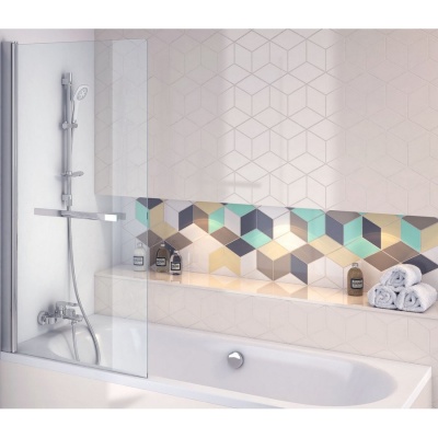 Шторка на ванну Excellent Actima 900 73 KAAC.1609.730.LP профиль Хром стекло прозрачное Шторка на ванну Excellent Actima 900 73 KAAC.1609.730.LP профиль Хром стекло прозрачное