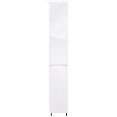 Шкаф пенал Style Line Даллас 30 Люкс с бельевой корзиной Белый