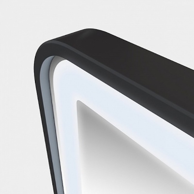 Зеркало Iddis Cloud 100 с подсветкой Черный матовый Зеркало Iddis Cloud 100 с подсветкой Черный матовый