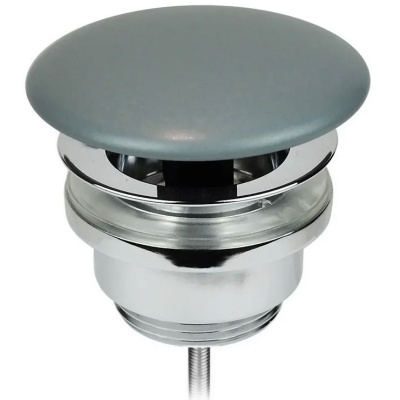 Донный клапан AeT A037116 Хром Серый матовый