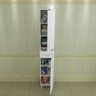 Шкаф пенал СанТа Дублин 30 Белый