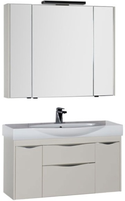 Зеркальный шкаф Aquanet Франка 105 183047 Белый