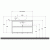 Комплект мебели для ванной BelBagno SET BB N11 Kraft 60 подвесной Bianco Opaco