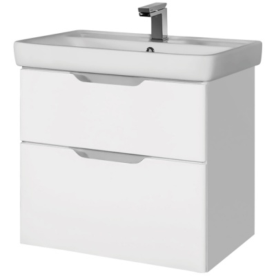 Тумба под раковину Dreja Q 70 99.0002 подвесная Белый глянец