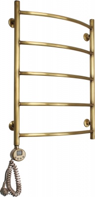 Полотенцесушитель электрический Domoterm Калипсо П5 500*700 АБР E L Античная бронза