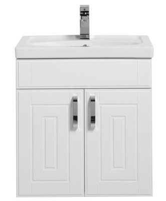 Тумба под раковину Aquanet Рондо 60 189156 подвесная Белая