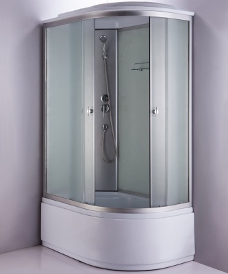 Душевая кабина Niagara NG-2310 120x80 L стекло матовое задние стенки белые