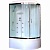 Душевая кабина Royal Bath ВК 120x80 RB8120BK3-WT-CH-L с гидромассажем стекло прозрачное задние стенки Белые