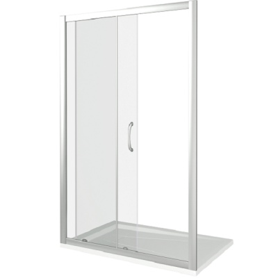 Душевая дверь в нишу Good Door Neo WTW-120-C-CH 120х185 профиль Хром стекло прозрачное