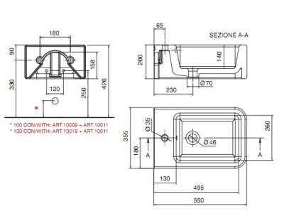 Биде Scarabeo Next 8302 Белое