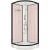 Душевая кабина Domani-Spa Delight 99 90x90 DS01D99LPcCl10 с гидромассажем профиль Графит задние стенки Розовые