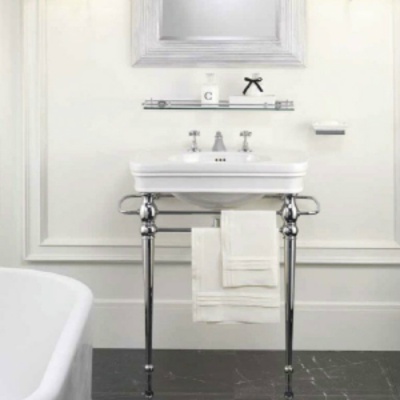 Консоль напольная с полотенцедержателем под умывальник Rose DEROSECR