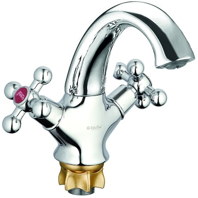 Смеситель для раковины G-Lauf QML1-A856 Хром