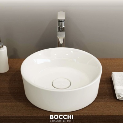 Раковина-чаша Bocchi Vessel 40 1174 Белая глянцевая