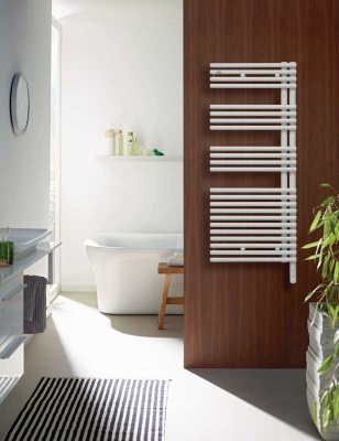 Полотенцесушитель Zehnder Forma Asym LFAER-120-50/DD Белый правый