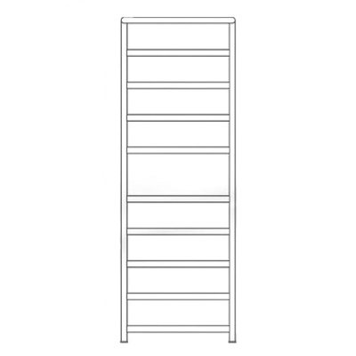 Электрический полотенцесушитель Grota Calore 527х1500 Хром