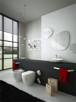 Ершик для унитаза Artceram Post it PSC002 01 00 Белый Хром