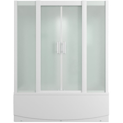 Душевой бокс Mirwell MR3515TP-C 150х80 профиль Белый стекло матовое