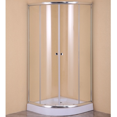 Душевой уголок Agger A01-100TCR 100x100 профиль Хром стекло прозрачное