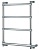 Полотенцесушитель Margaroli Sole 542-4 BOX 370 Хром