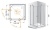Душевой уголок Cezares Triumph A-22 120x120 TRIUMPH-D-A-22-120-P-Cr профиль Хром стекло рифленое