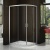 Душевой уголок Good Door Latte R-120 120x80 профиль Белый стекло прозрачное
