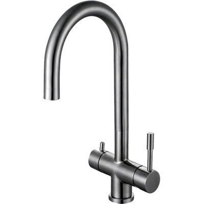 Смеситель для кухни ZorG Inox SZR-1339 F-A Хром