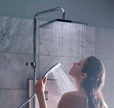 Душевая панель Jacob Delafon Water Tiles Tower E3872-185 Матовый алюминий