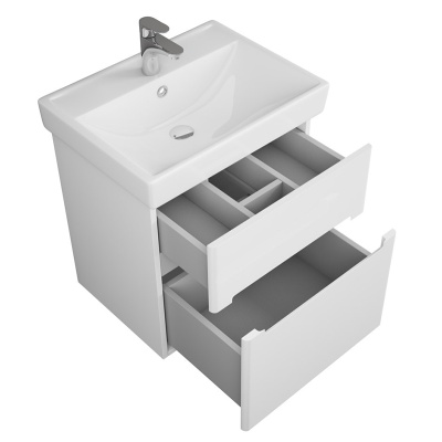 Тумба под раковину Owl 1975 Nyborg 60 OW06.01.00 подвесная Белая