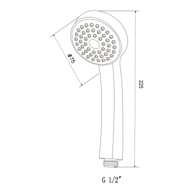 Ручной душ Olive's D101 Хром