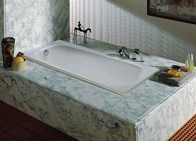 Чугунная ванна Roca Continental 100x70 211507001 без антискользящего покрытия