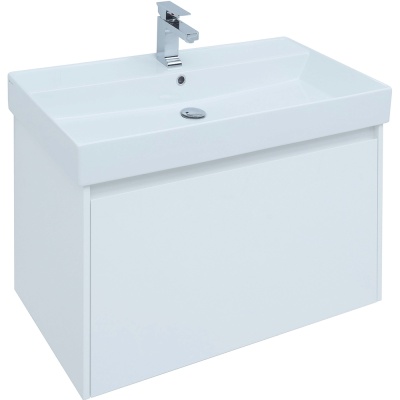 Комплект мебели для ванной Aquanet Nova Lite 90 243233 подвесной Белый