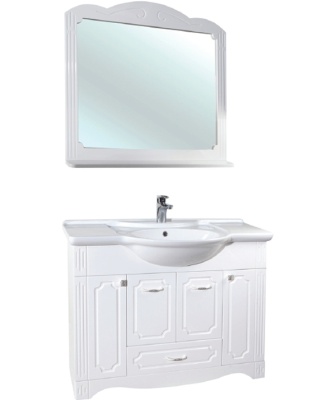 Зеркало Bellezza Кантри 105 Белое